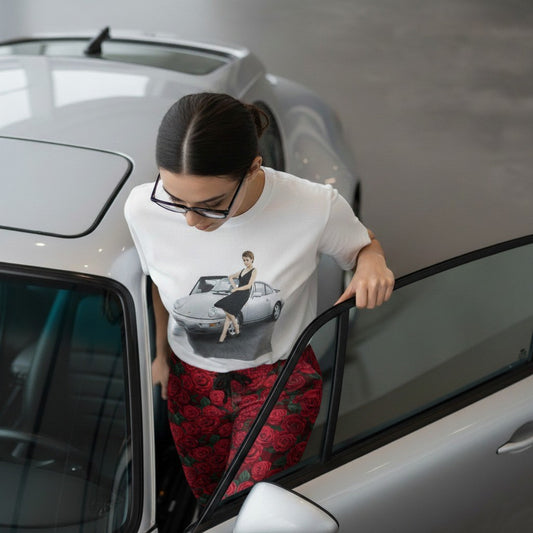 Red Roses track pants